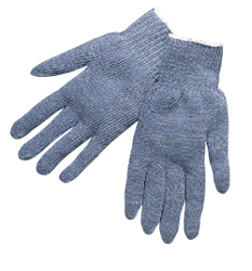 GLOVE GRAY COTTON POLY;STRING HEAVY WEIGHT - Latex, Supported